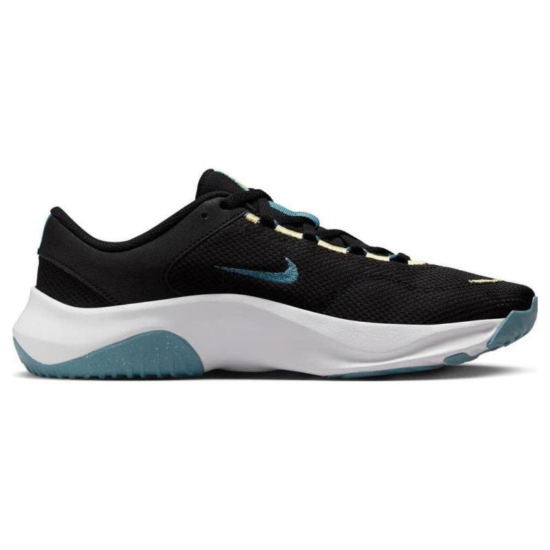 Nike Женские тренировочные футбольные бутсы Legend Essential 3 Next Nature 'Black Aqua Lemon' DM1119-006