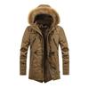 Men's New Hooded Cotton Fur Collar Jacket