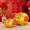 Животное Свинья Копилка Керамическая Коробка для Сбора Монет Декоративная Свинья Банка для Денег Празднование Нового Года