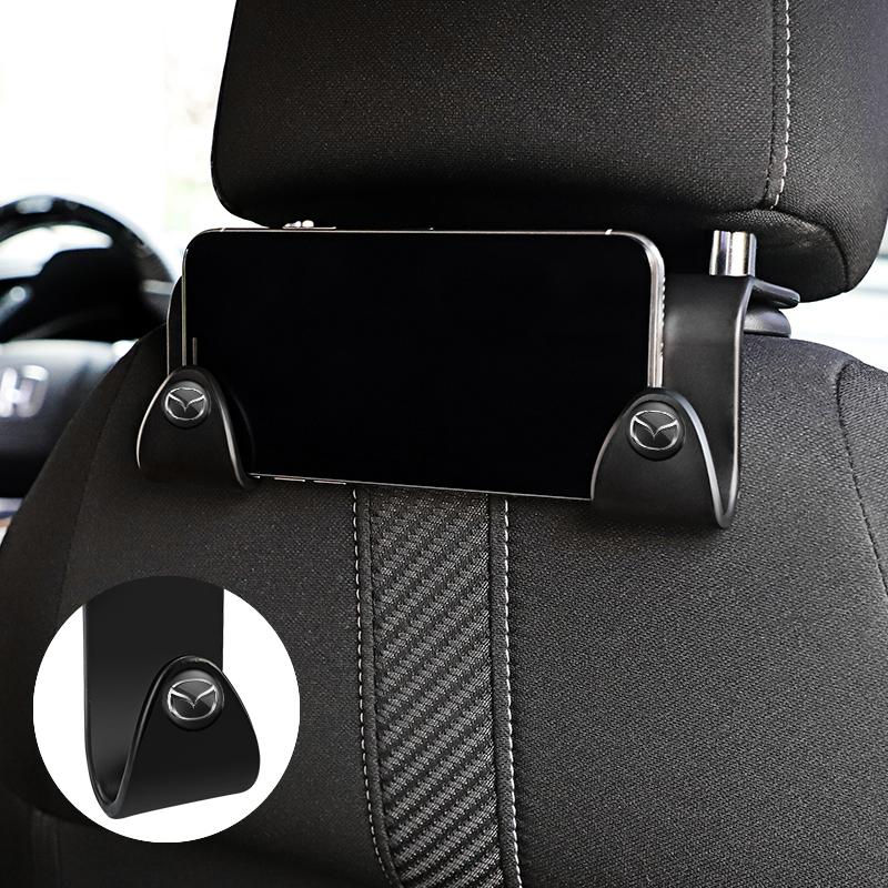 2Pcs Car Seat Headrest Hooks Accessories For Mazda 6 2 3 CX50 CX60 BT-50 CX5 CX30 MX-5 CX3 CX8 Atenza CX80 CX70 CX90 MX30 e-TPV k1