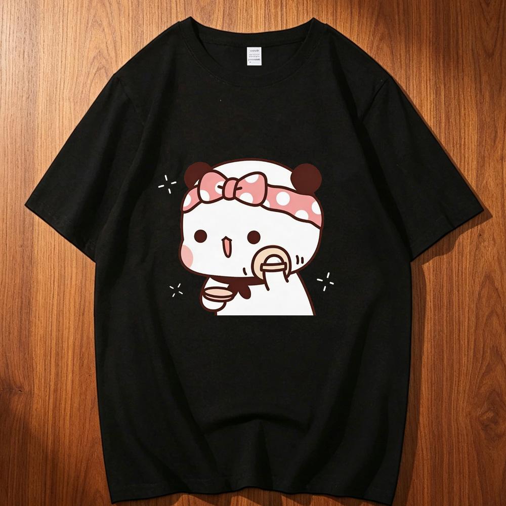 Bubu Dudu cotton tshirt men Graphic Colorful Comfortable Pop Culture shirt women University hip hop Comfortable korean clothes