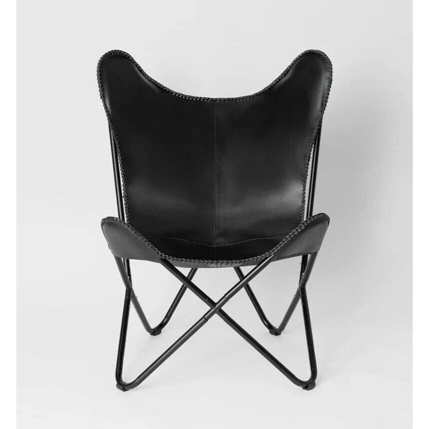 Кожаное кресло-бабочка, кресло для гостиной, складное кресло, идеальный подарок