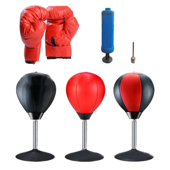 Desktop Punching Bag Relief Boxing Speed with Suction Cup Stress Ball Kids Adults Reaction