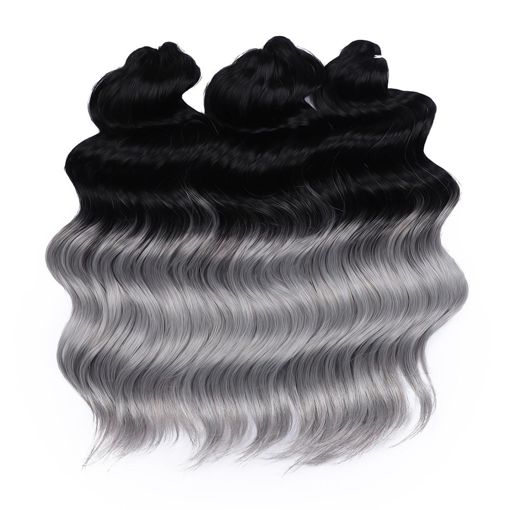 Synthetic Twist Crochet Curly Hair 16 Inch Deep Wave Braid Hair Ombre Pink Blonde Brown Water Wave Braiding Hair Extensions