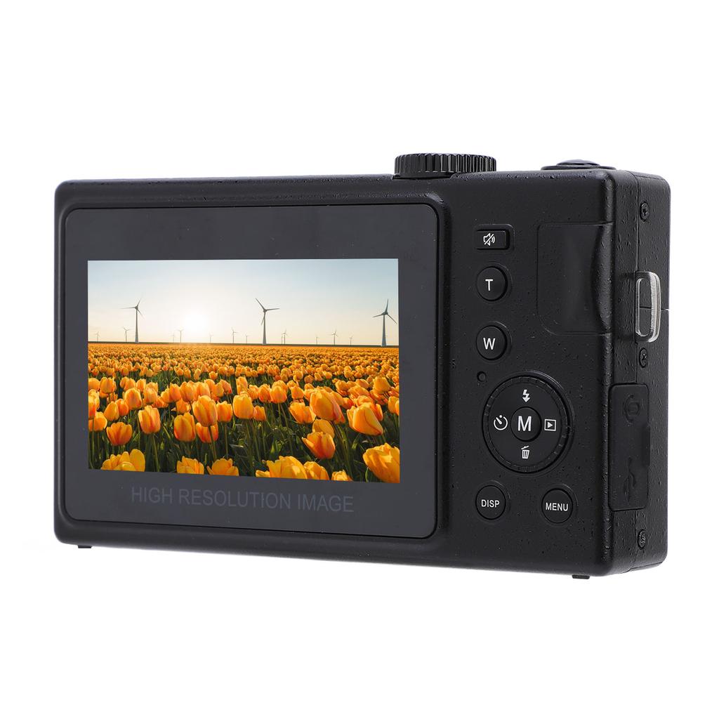 Цифровая камера для подростков 48MP 1080P HD 3-дюймовый IPS экран 16X цифровой зум USB C портативный карманный видео