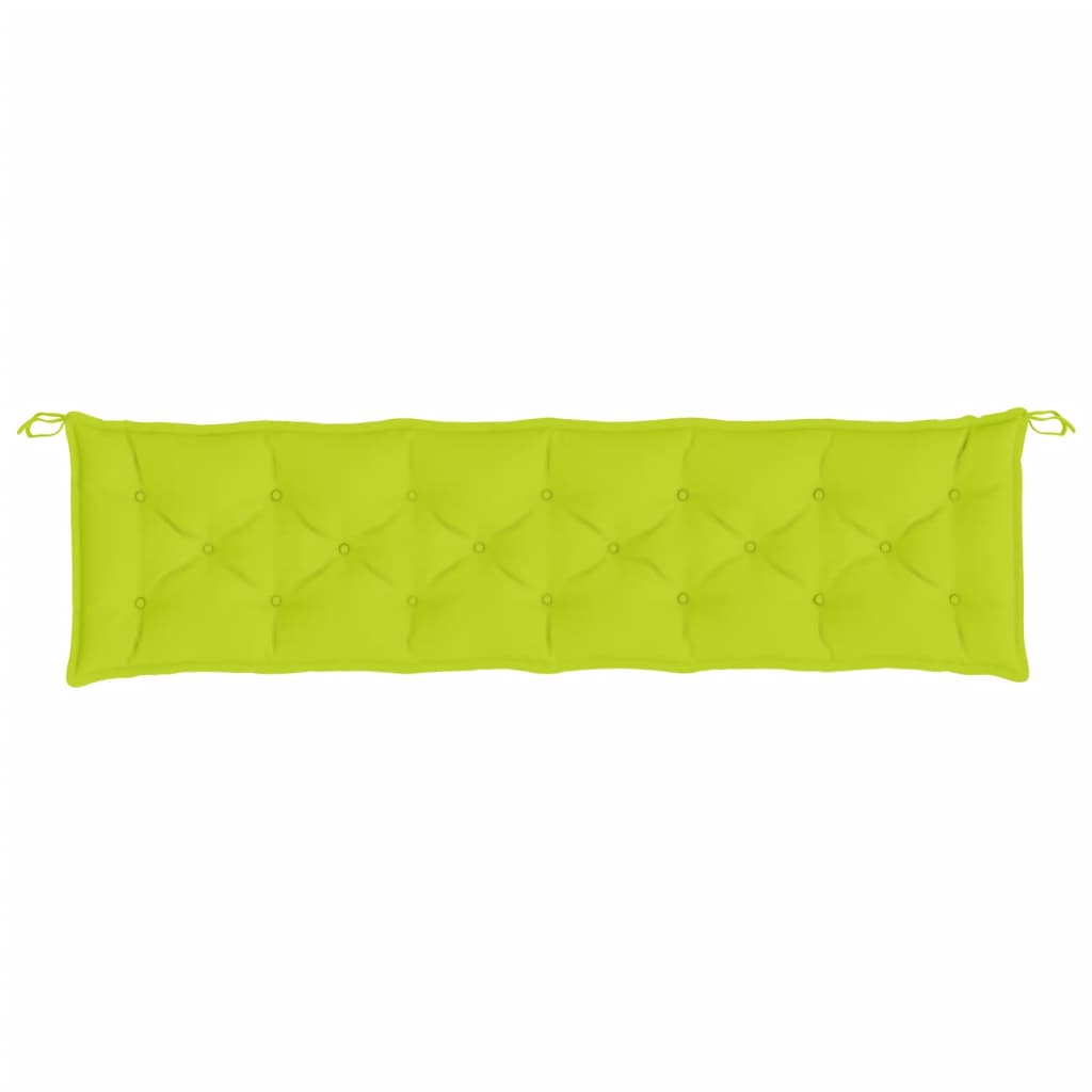 Garden Bench Cushion Light Green 200x50x7 cm Oxford Fabric