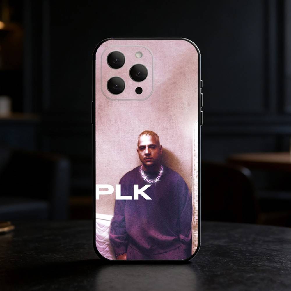 PLK French Rapper Mathieu Phone Case For iPhone 17,16,15,14,13,12,11 Plus,Pro Max,SE4Soft Silicone Black Cover