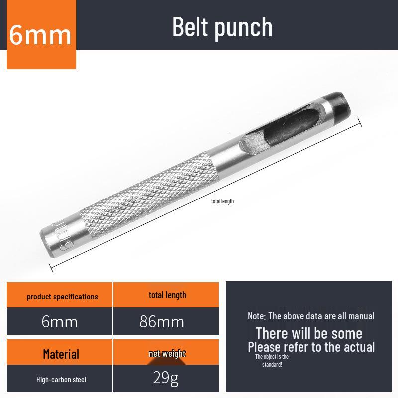 Прямой удар: Компактный ручной инструмент для пробивания отверстий из кожи и липы для ремней и ремешков для часов