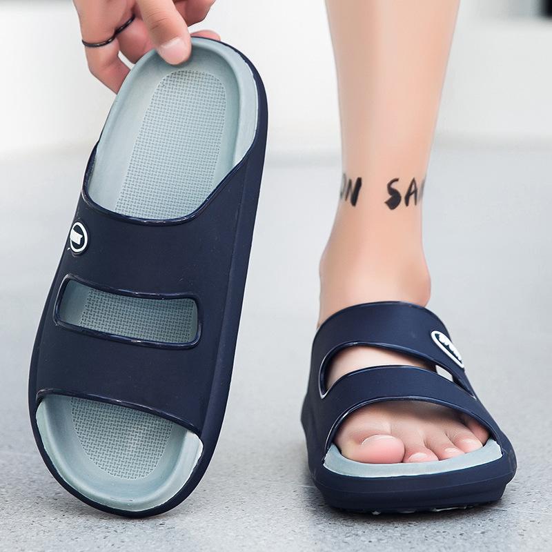 Тапочки для наступания на дерьмо, лето 2025, новые, для дома, ванной, нескользящие, для моря, с толстой подошвой, классные тапочки для улицы