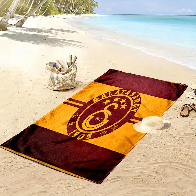 Пляжное полотенце с принтом Galatasaray Tribe, Большое мягкое быстросохнущее полотенце для пляжа, кемпинга, плавания