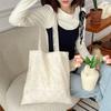 Pastoral Style Daisy Flower Shoulder Bag Nylon Beach Bag Elegant Bohemian Handbag  Travel