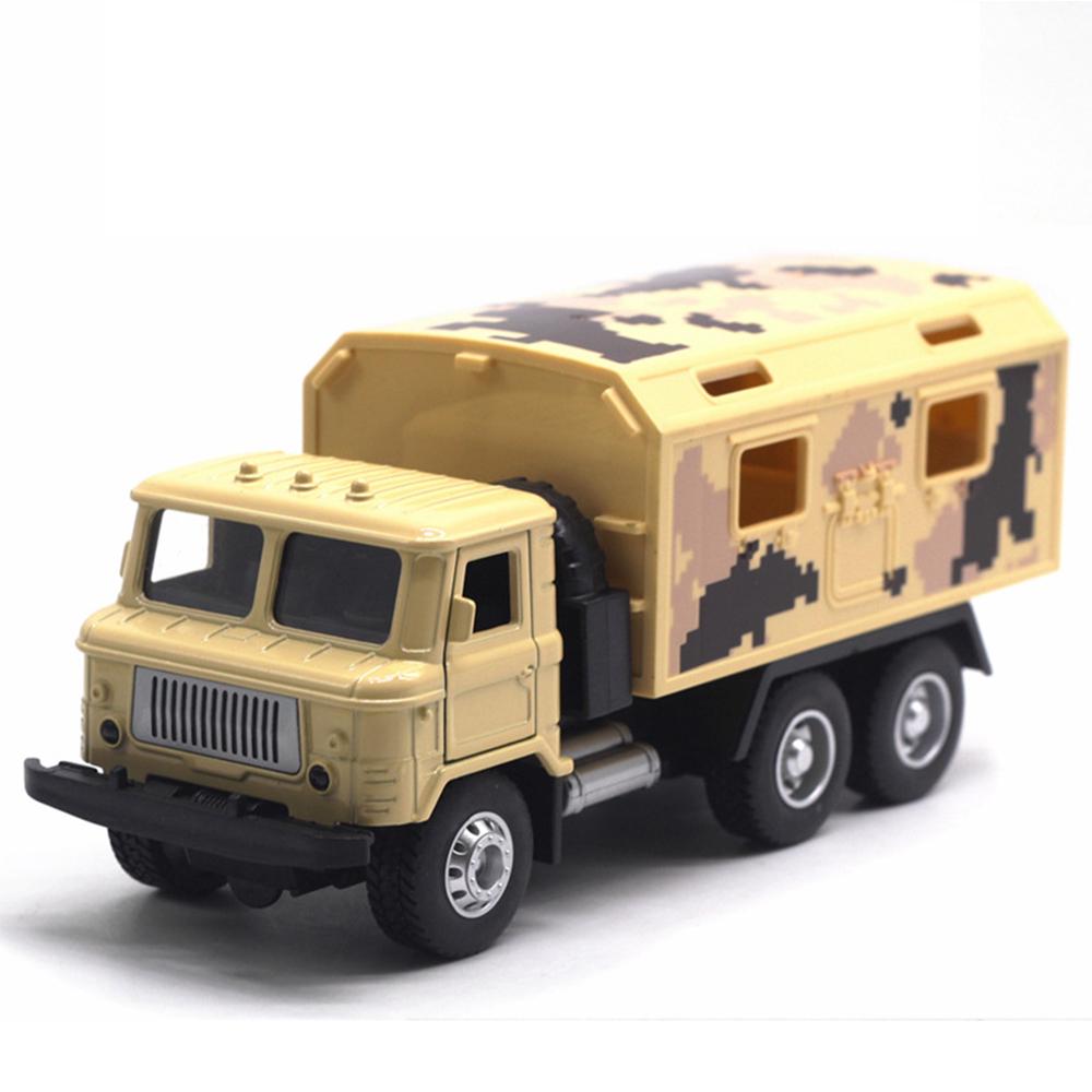 1/43 военный грузовик, армейская модель бронеавтомобиля, детская модель автомобиля для детской выдвижной игрушки со световым звуком (Антикварный медицинский грузовик)