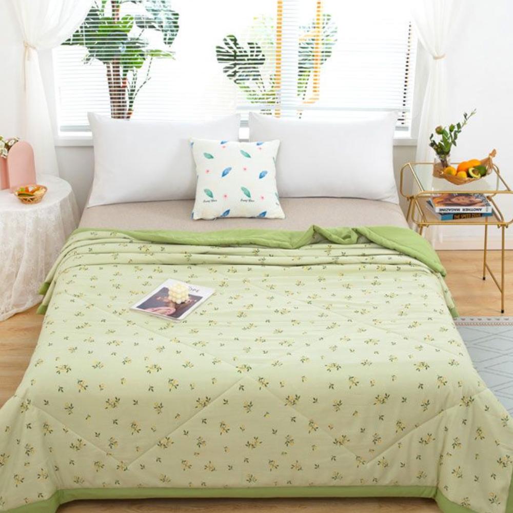 Одеяло Fresh Seersucker Printed Summer Cool, легкое и дышащее, приятное для кожи и без запаха, ультразвуковое тиснение