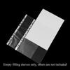 100PCS Loose Leaf A4 Loose-leaf File Pocket Transparent Archive Bag File Storage Protective Film
