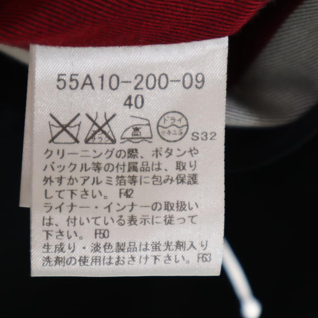 Тренч BLUE LABEL CRESTBRIDGE 40 черный С подкладкой Женский Б/у