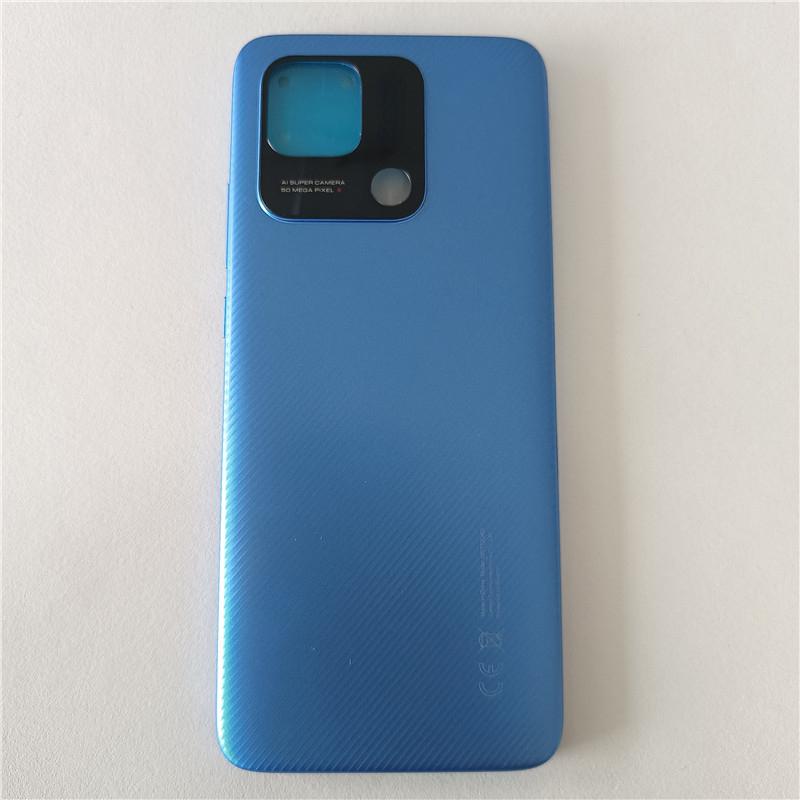 Оригинальная Новая Задняя Крышка Для Xiaomi Redmi 10A Крышка Аккумулятора Задняя Панель Корпуса с Рамкой Камеры Замена Линзы