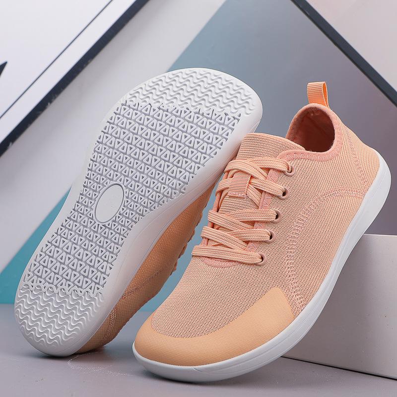 New Hot-selling Barefoot Shoes Wide-version Fly-woven Sports Shoes Men's and Women's Large-size Summer Men's Shoes Flat-soled Fitness Shoes