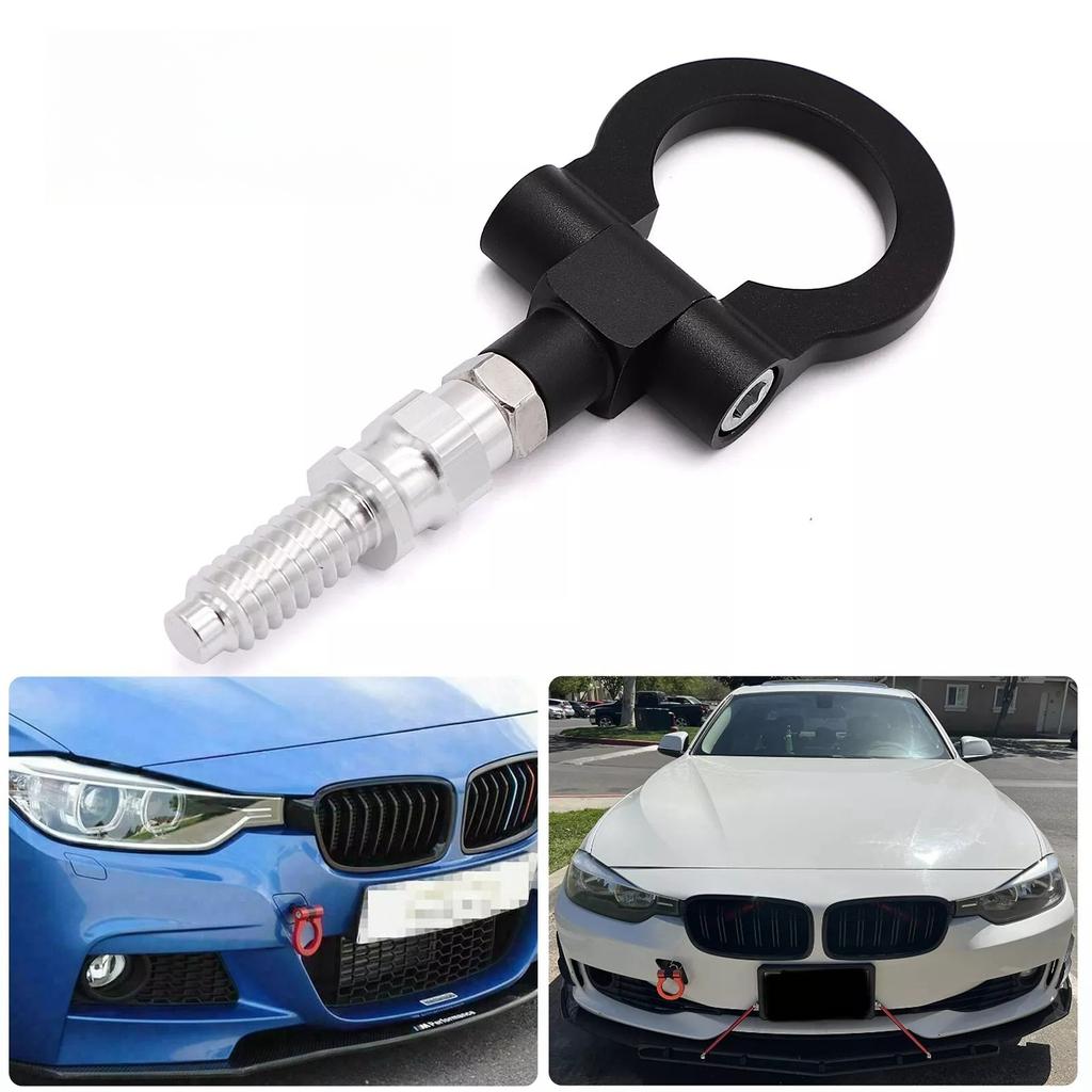 7" M15.8xP3.175 ПЕРЕДНИЙ/ЗАДНИЙ ГОНОЧНЫЙ БУКСИРНЫЙ КРЮК ДЛЯ BMW 97-06 СЕРИЙ 3/5/7 Z3/Z4