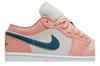 Women's Sneakers Nike Jordan 1 Low Light Madder Root (Women's) Light Madder Root/Dark Teal Green/White