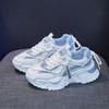 Женские кроссовки Лето 2022 Спортивная обувь на платформе со шнуровкой Женская повседневная дышащая обувь для бега и тенниса