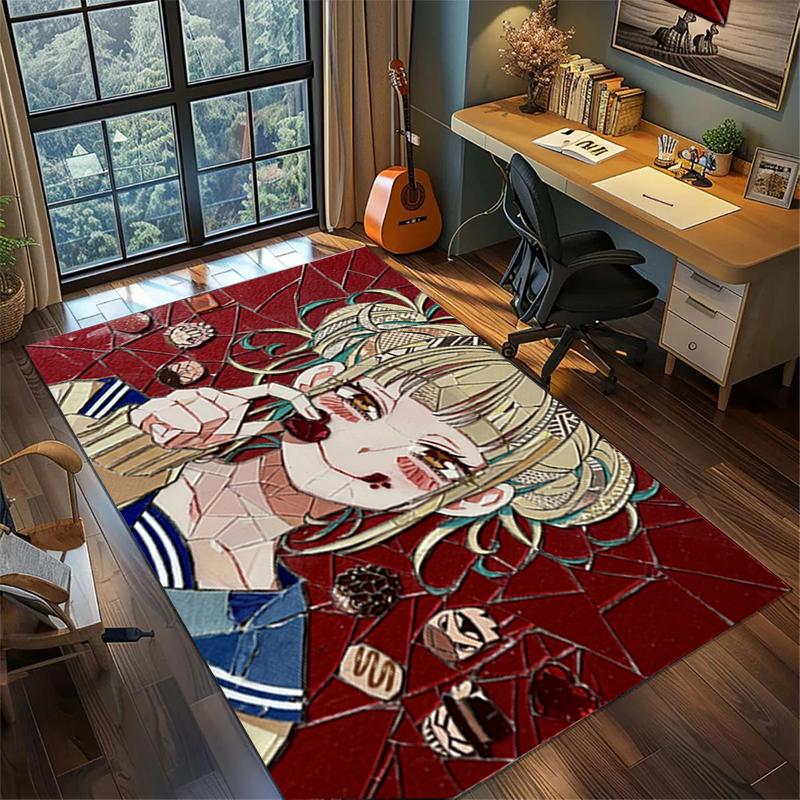 Large My Hero Academia Area Carpet Non Slip Washable Floor Mat Bedroom Gamer Room Decor