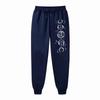 Connected Crescents Print Casual Versatile Women Fitness Jogging Pants Fashion Trousers Drawstring Pockets Sweatpants