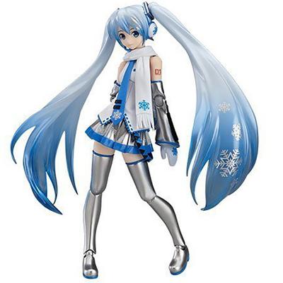 Figma Character Vocal Series 01 Хацунэ Мику Снежная Мику окрашенная подвижная фигурка Немасштабная ABS&PVC