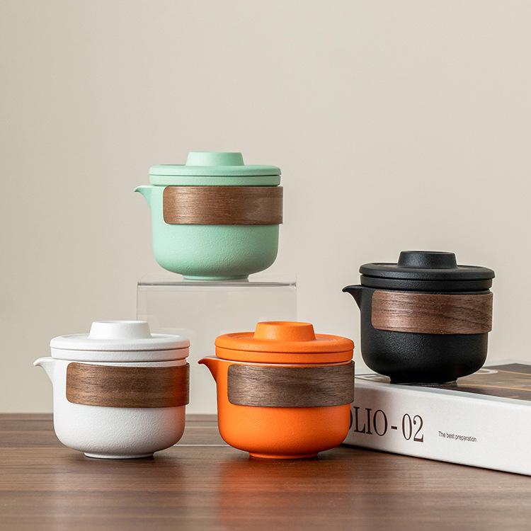 Портативные дорожные наборы посуды для чая Kung Fu Tea Maker Kuaike Чашка На открытом воздухе Портативный Мини Роскошный Праздничный Подарок Набор для чая