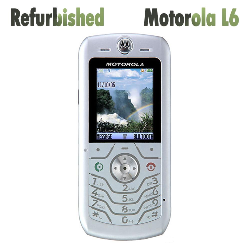 Восстановленный Оригинальный Мобильный Телефон Motorola L6 V280 GSM с Одной SIM-картой