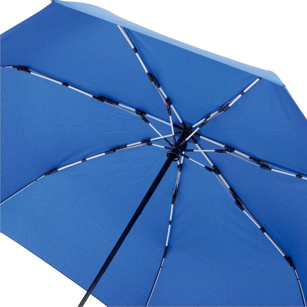 Mabu Складной 7 Автоматический Стекловолоконный Диаметр Спицы Королевский Синий Свет УФ Для Дождя или Для Складного Зонта, Ветрозащитный/Прочный, Спицы, Открыть/Закрыть Мужской,