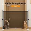 Retractable Pet Barrier Fences Mesh Dog Isolation Gate New Pet Safety Gate Balcony