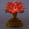 D2 Led Colorful Lotus Lantern Buddhist Lamp Buddha Light Buddhist Appliances Night Light Table Bedside Lamp Room Decoration LED