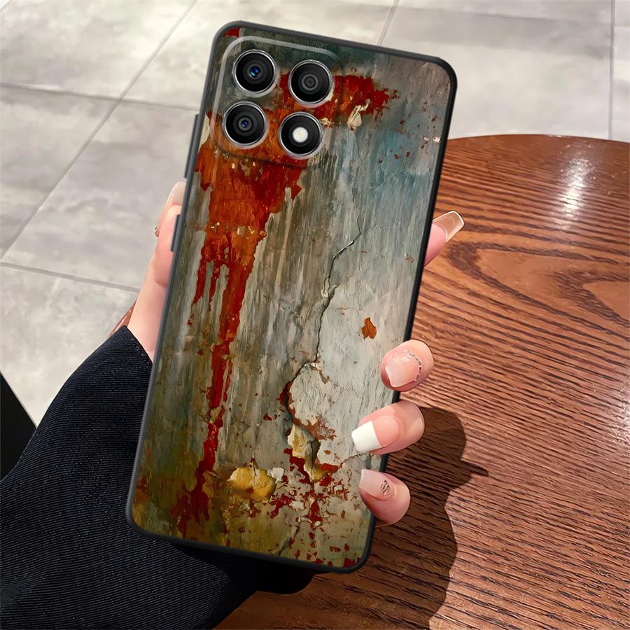 Чехол для Honor X9c X7a X9a 70 8X 90 Lite X9 X8 Funda Чехол для телефона Ржавые пятна в стиле ретро