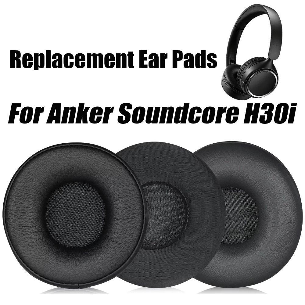 1Pair Protein Leather Ear Cushion Earpads for Anker Soundcore H30i Wireless Headphone Accessories