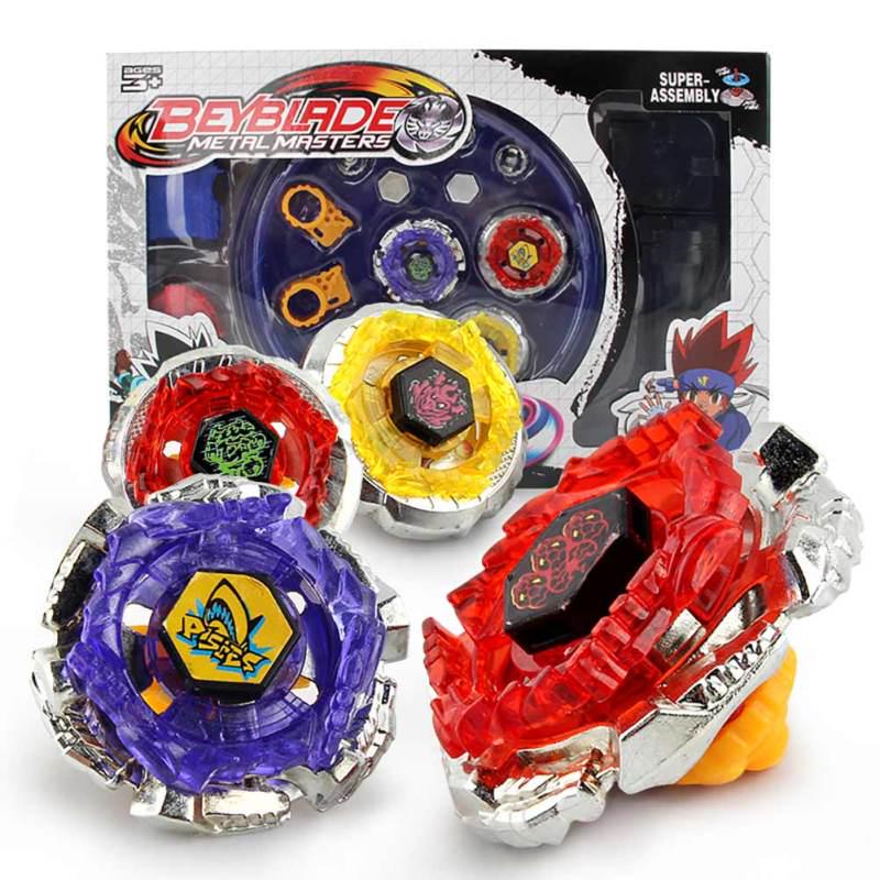 4 шт./компл. Cool Burst Beyblade Arena Spinning Top Alloy Kids Fighting Gyro Game Toys Детские подарки