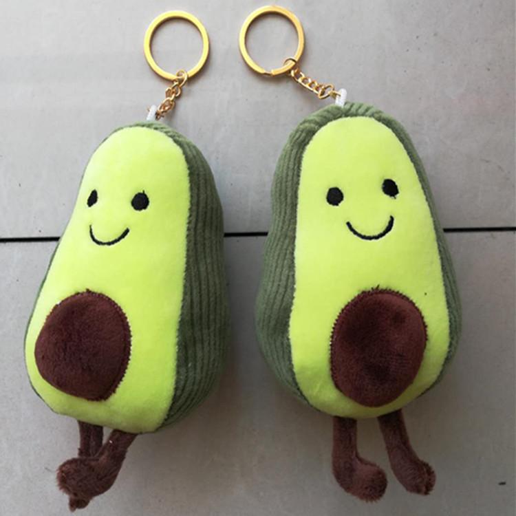 Авокадо Милый Брелок Плюшевая Игрушка Девочки Дети Украшение Рюкзака Подвеска