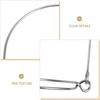 8Pcs Stainless Steel Mason Jar Hangers Wire Handles for Kitchen Garden and - Easy Tool-Free Assembly