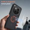 Для Infinix Zero 40 5G Чехол Магнитный Матовый Бок Антискользящие Полоски Кожезаменитель PU, Приятный для Кожи Ударопрочный Для Magsafe Чехол