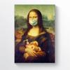 Funny Design Famous Art Poster Mona Lisa and Cat Prints Canvas Paintings Vintage Oil Painting Wall Art Bathroom Home Decoration