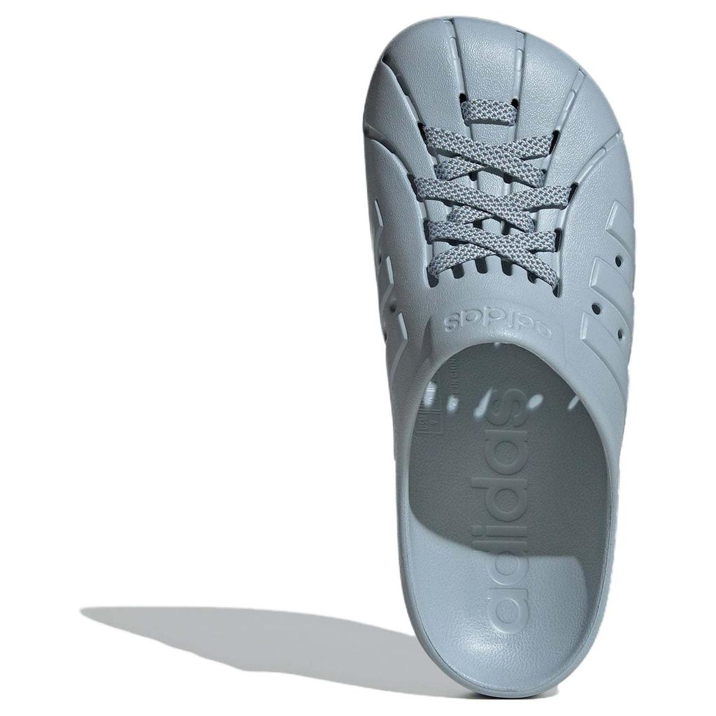 adidas Клоги ADILETTE из ЭВА, нескользящие, с закрытым носком, унисекс, синие, JH9853