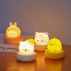 New Dimmable Animal Night Light 3 Level Dimmable USB Rechargeable Sleeping Lamp Novelty Style Cute Design Nursery Lamp
