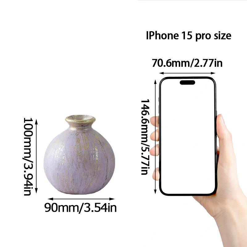 1 шт. Ваза, украшение, простая цветочная композиция, контейнер, украшение для дома, маленькая ваза, фиолетовая, цветная, деревянная, зеленая, 4 цвета