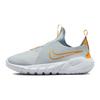 Кроссовки для детей Nike Flex Runner 2 GS Aura University Gold Серый с сине-серым принтом DJ6038-409