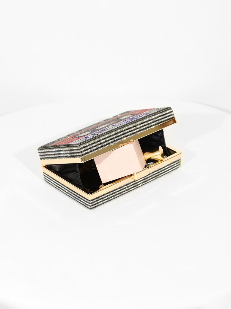 Европейский ретро вечерний клатч со стразами: Женская сумка для вечеринки с полным покрытием стразами в наличии