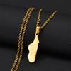 Anniyo Madagascar Map With Cities Name Pendant Necklaces Women Jewelry Africa Malagasy Maps @269421