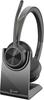 Poly Voyager 4320 UC Stereo Wireless Headset, Bluetooth, USB-A,+BT700 dongle, +Charging Stand, Black