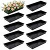10PCS Black Floral Foam Tray Plastic Centerpiece Holder Floral Arrangement Tray  Party Decoration