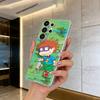 Классические Мультяшные Персонажи - R-Rugrats Прозрачный Мягкий Силиконовый Чехол для Телефона для Samsung S25, S24, S21, S22, S23, S30, Ultra, S20, Plus