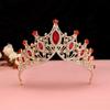 Crown Headband Large Crown Bridal Tiara Wedding Jewelry Stage Party Rhinestone Crown Accessories