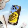 Милый S-Шрек Чехол для телефона для iPhone 17, 16, 15, 14, 13, 12, 11 Plus, Pro Max, Другие Мягкий черный чехол